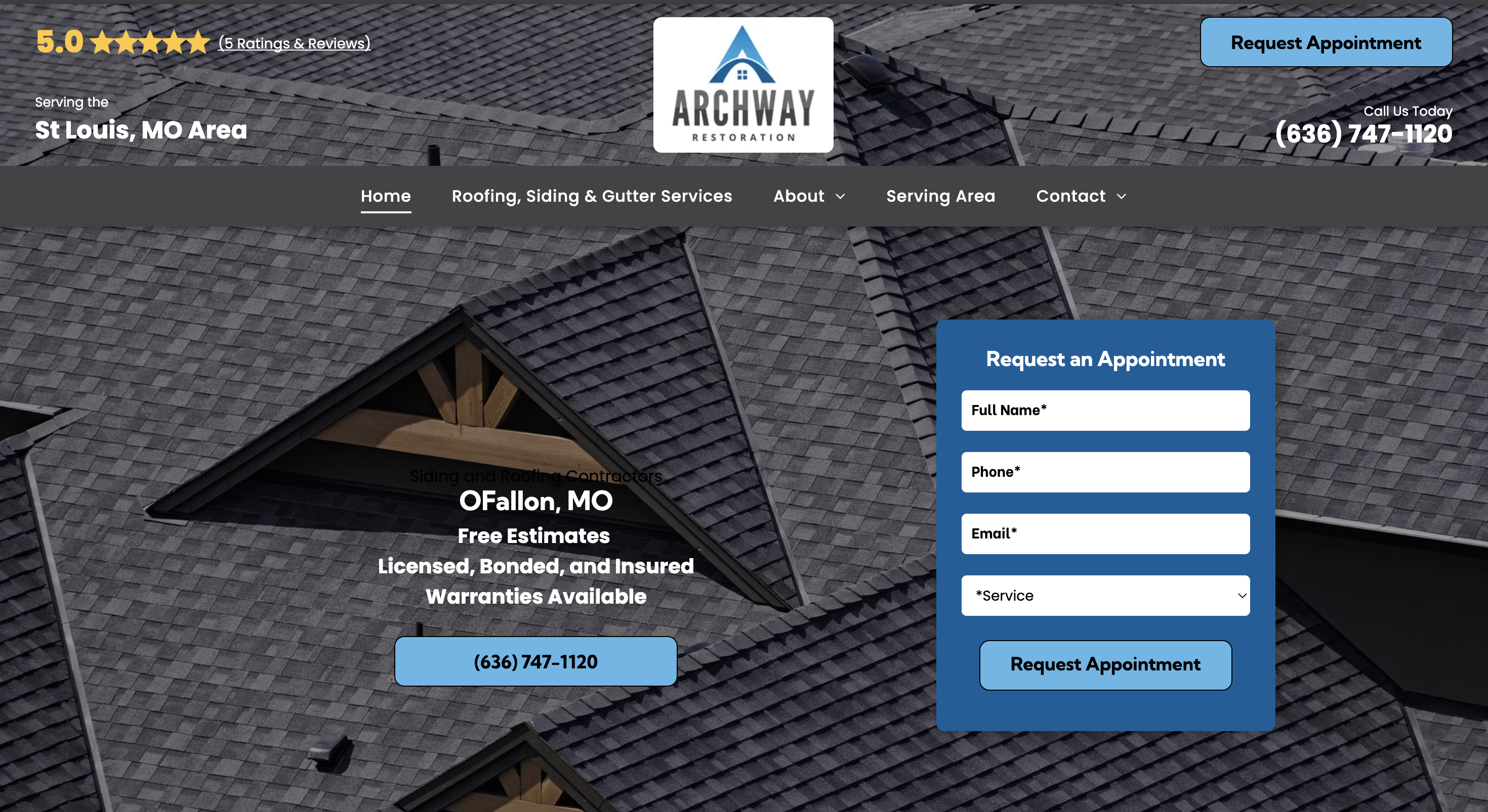 Archway Restoration contact form